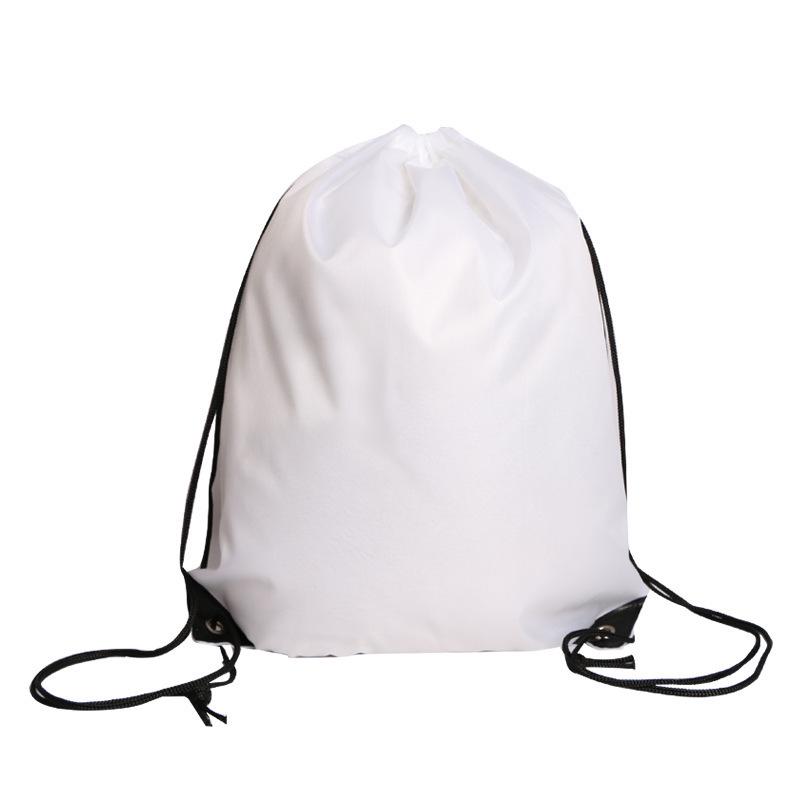 Custom Logo Colorful Polyester Drawstring Backpack for Sports & Marathons