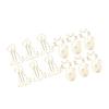 100Pcs Gold Paper Clips Metal Rustproof Plating Process Gold Fadeless Widely Used Cute Paper Clips f