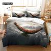 Blue Sky Eagle Queen Bedding Set Duvet Cover Set Bedding Digital Printing Bed Linen King Size Duvet Cover Set Bedding Set