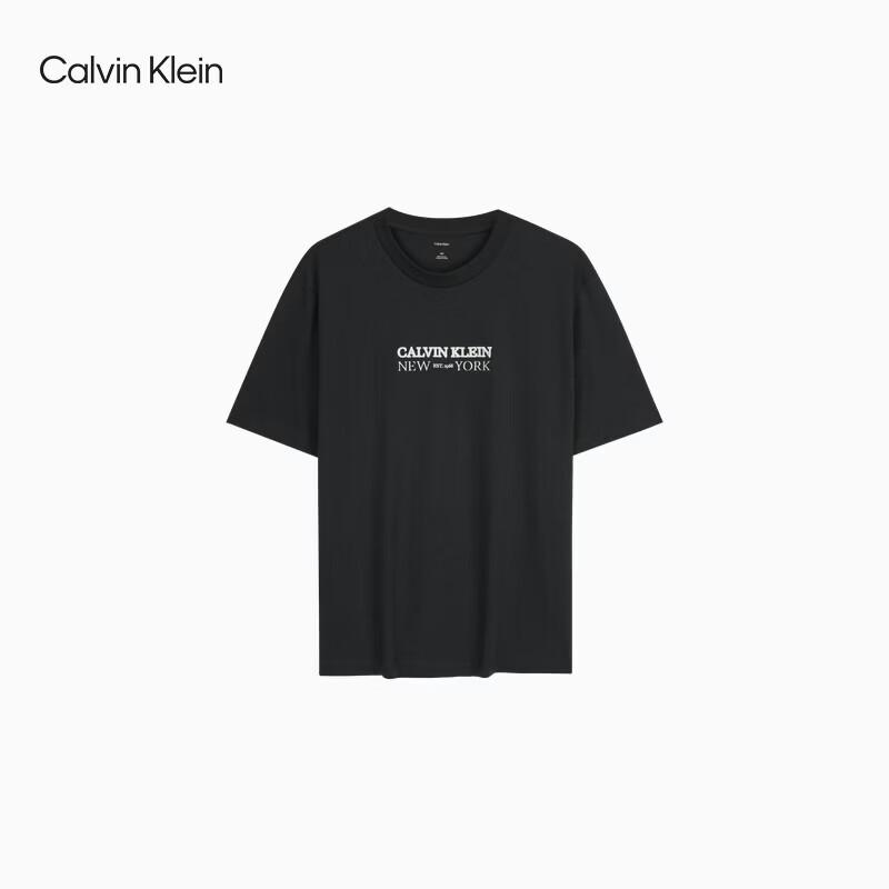 Calvin Klein Jeans Men's Embroidered Logo Pure Cotton Short Sleeve T-Shirt