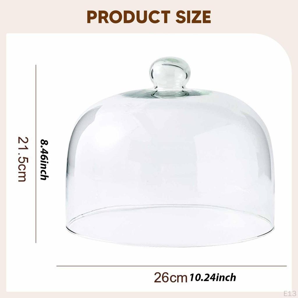 Kuchenhaube Vitrinenglocke Schutzhaube für Esszimmer Picknick