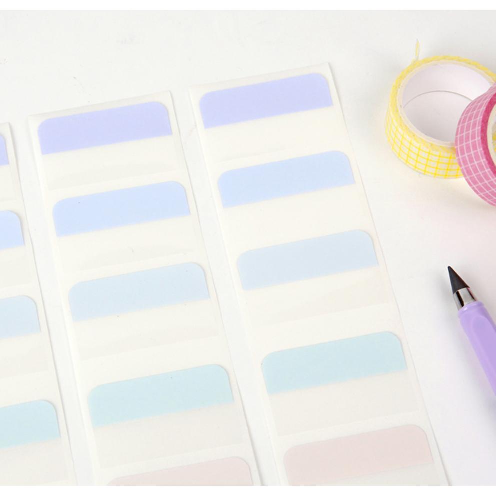 Super Teacher Photocard Organizer Pastel Index Stickers