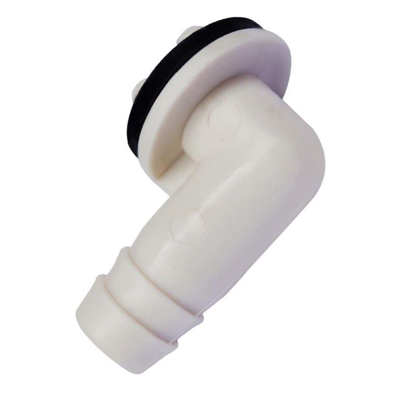 Drenaje Conector de Manguera Codo 15mm Con Anillo Goma No Fugas Fácil talar