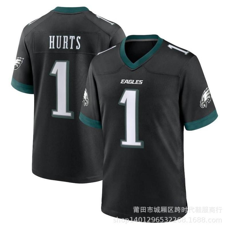 Philadelphia Eagles 1 Jalen Hurts Football Jersey Mens Sports Game Uniform
