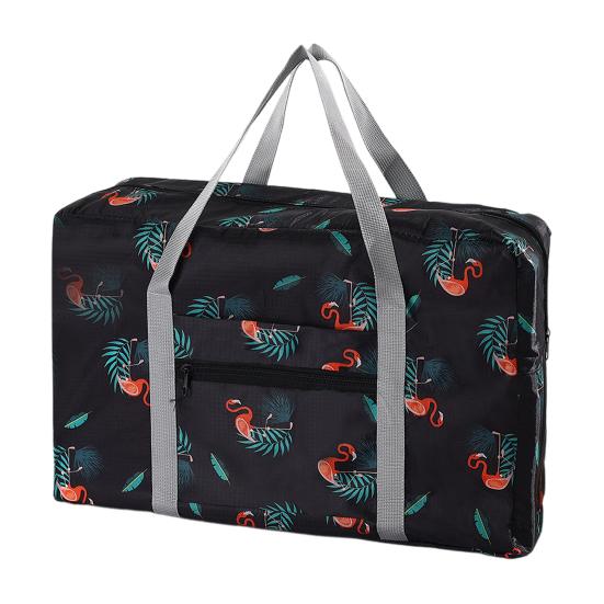 Foldable Travel Duffel Bag Tote Carry-on Luggage Bag Large Capacity Waterproof Portable Storage Bag with Zipper