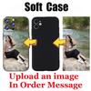 For iPhone 17 Pro Max Air 17Pro DIY Photo Customized Glass Soft TPU back Cover for iPhone Air 17 Pro Max Custom Picture Cases