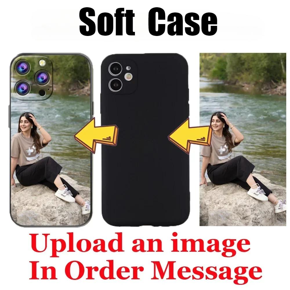 For iPhone 17 Pro Max Air 17Pro DIY Photo Customized Glass Soft TPU back Cover for iPhone Air 17 Pro Max Custom Picture Cases