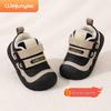 2025 Toddler Cotton Shoes: Autumn/Winter Style Baby Soft Sole Shoes with Velvet for Boys and Girls.