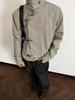 Men's Retro Patchwork Airplane Buckle Jacket