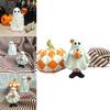 Charming Ghost And Pumpkin Resin Statue For Halloween Elegant Home Decor Gift