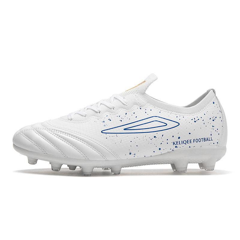 2024 Explosive Low-top Football Shoes Youth Long Nails Professional Non-slip Grass Sports Boots Football Shoes