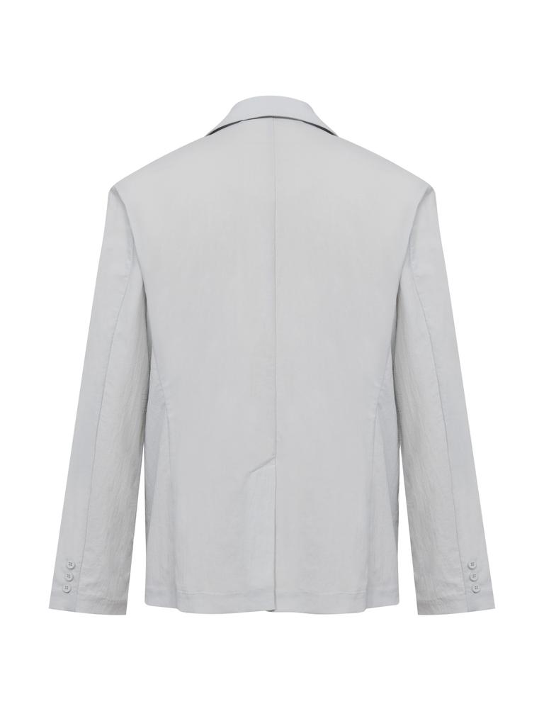 Wideangle Co Air Sucker Tailored Jacket M_Ice Grey