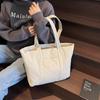 New large-capacity underarm commuter bag cotton bag simple casual tote bag fashionable versatile shoulder bag