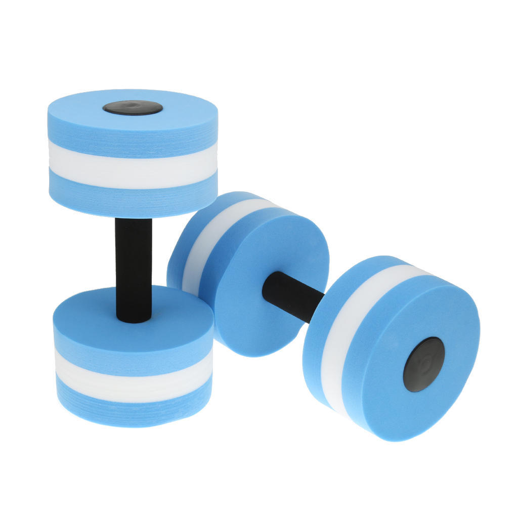 1 Pair of Aquatic Fitness Barbells Foam Exercise Detachable Aqua Fitness Foam Dumbbells