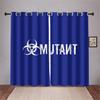 3D Cartoon Games Match League Logo Pattern Curtains 2 Panels Game Lovers Home Living Room Bedroom Balcony Decor