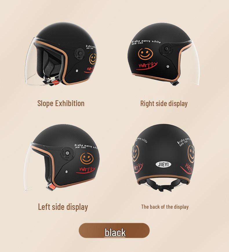 Women's Unisex Winter Warm Half Helmet for Electric Scooter/Motorcycle with Free Shipping