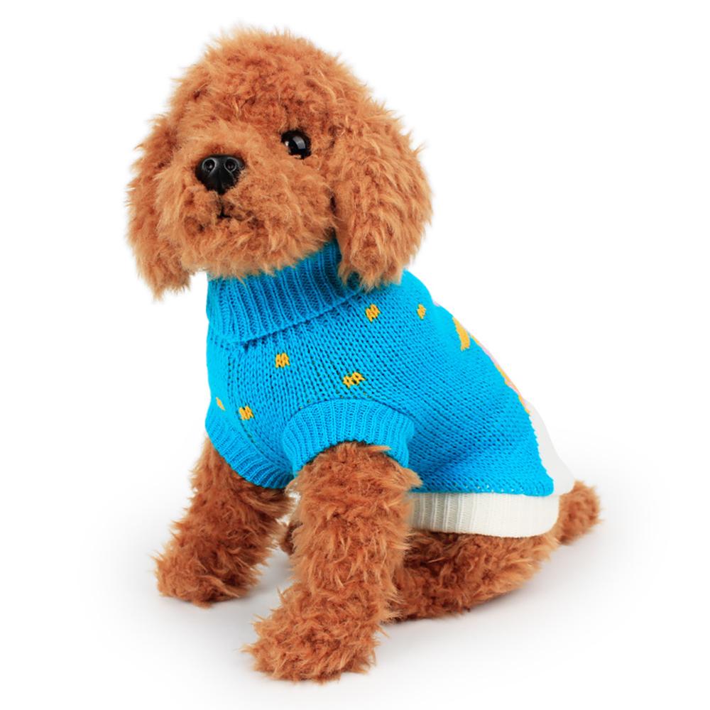 Dog Cat Sweater Winter Warm Knitting Coat Cats Knitted Clothing Dog Clothes For Small Dogs Christmas Season Pets Outfit Chihuahua