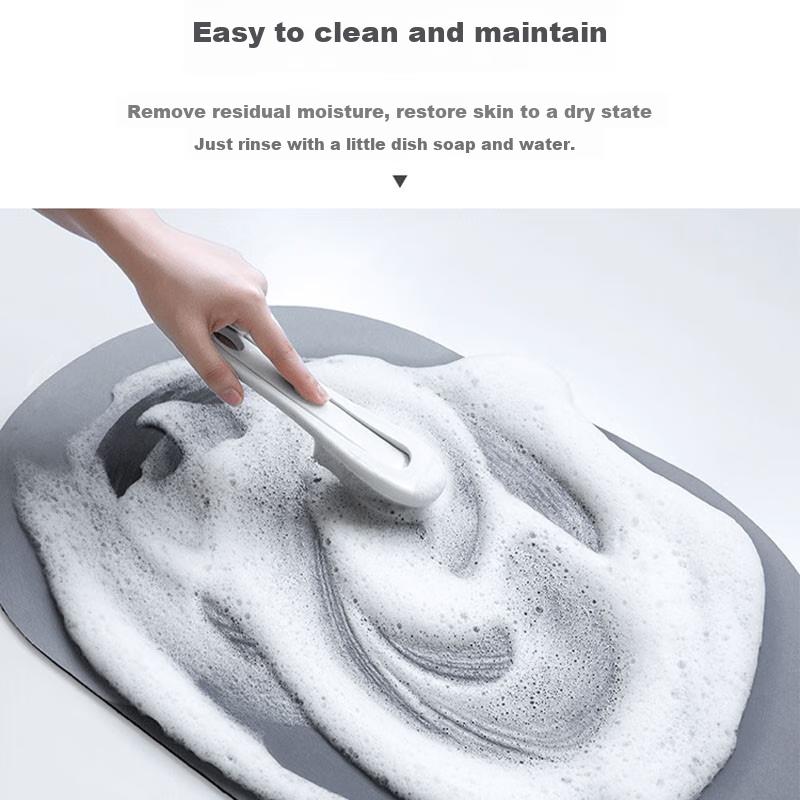 JEPPE Bathroom Mat, Water-Absorbing Non-Slip Mat for Bathroom, Entrance Hallway Mat for Toilet And Bathroom, Quick-Drying Doormat