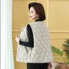 Middle Aged Women's Autumn Fashion Mother's Winter Lightweight Sleeveless Waistcoat Jacket