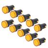 10PCS AD16‑22DS Yellow LED Indicator High Brightness LED Signal Lamp Light for Signal IndicationAC DC24V
