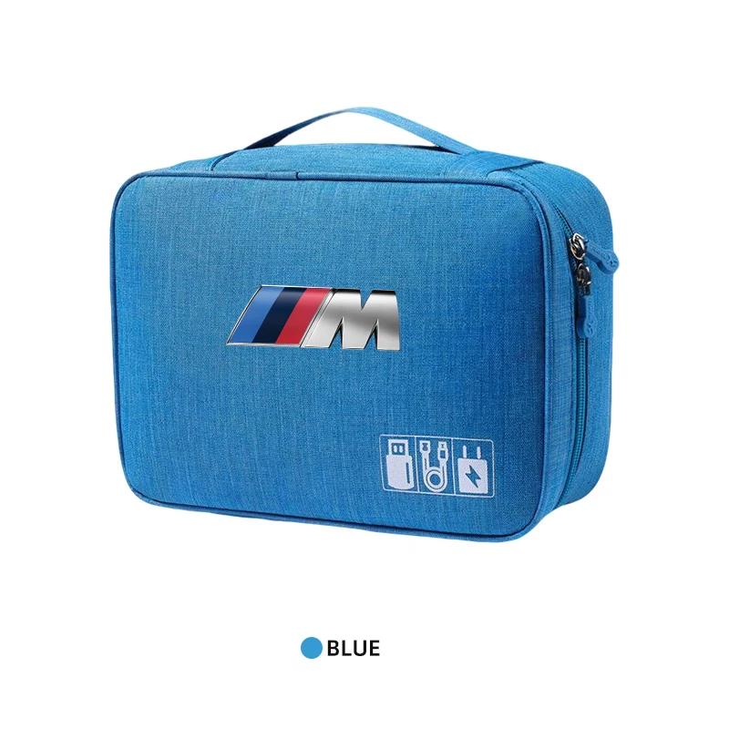 Digitale Aufbewahrungstasche Reise-Kabel-Organizer Für BMW M E46 E90 E60 F10 F30 E39 E36 F20 E87 G30 E92 E91 Auto-Innenzubehör