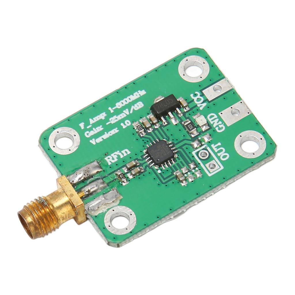 Logarithmic Detector AD8317 Chip 1M to 8000MHz Wide Dynamic Range RF Power Meter for Signal Power Me