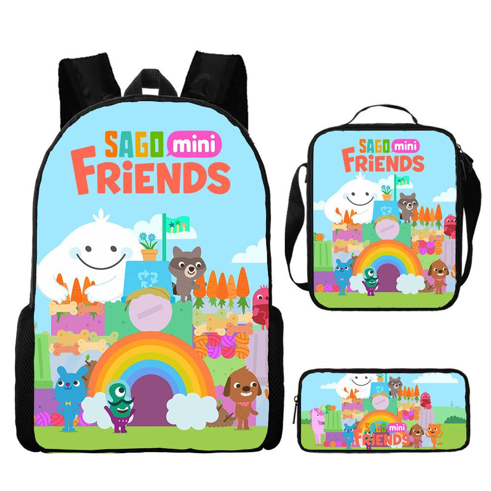 Sagominifriends Cute Backpack Student School Bag Children S Cartoon Backpack pencil bag