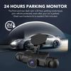 Car Dash Cam 4 Channel Black Box Auto Parts Record Audio Driving Camera With Night Vision Loop Recording 24H Parking Monitor