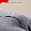 Men's 100% Combed Cotton Autumn Thermal Underwear Set - Round Neck Top & Bottoms