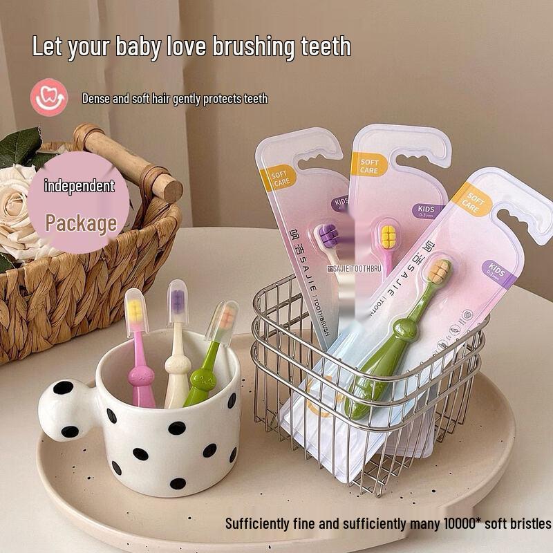 Kitten Soft Bristle Baby Toothbrush (0-3 Years)