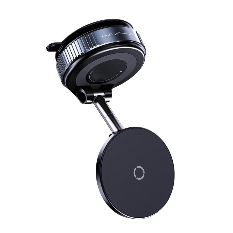 Vehicle Phone Mount Bracket Holder Vacuum Suction with Vacuum Attachment 360 Degree Rotation for Safe Driving Experience