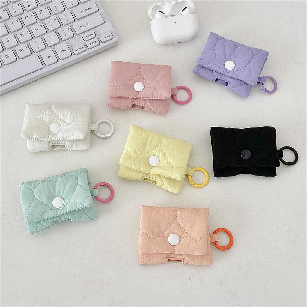 Strapazierfähige Polyester Bluetooth Kopfhörer Aufbewahrungstasche Kompakter Reise-Organizer für Airpods 4 und kabellose Headsets