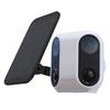 Virtavo Outdoor Security Colorful Night Surveillance Pet Motion Night Micro Storage White Camera, Solar-Powered, Wireless, Rechargeable, Vision,