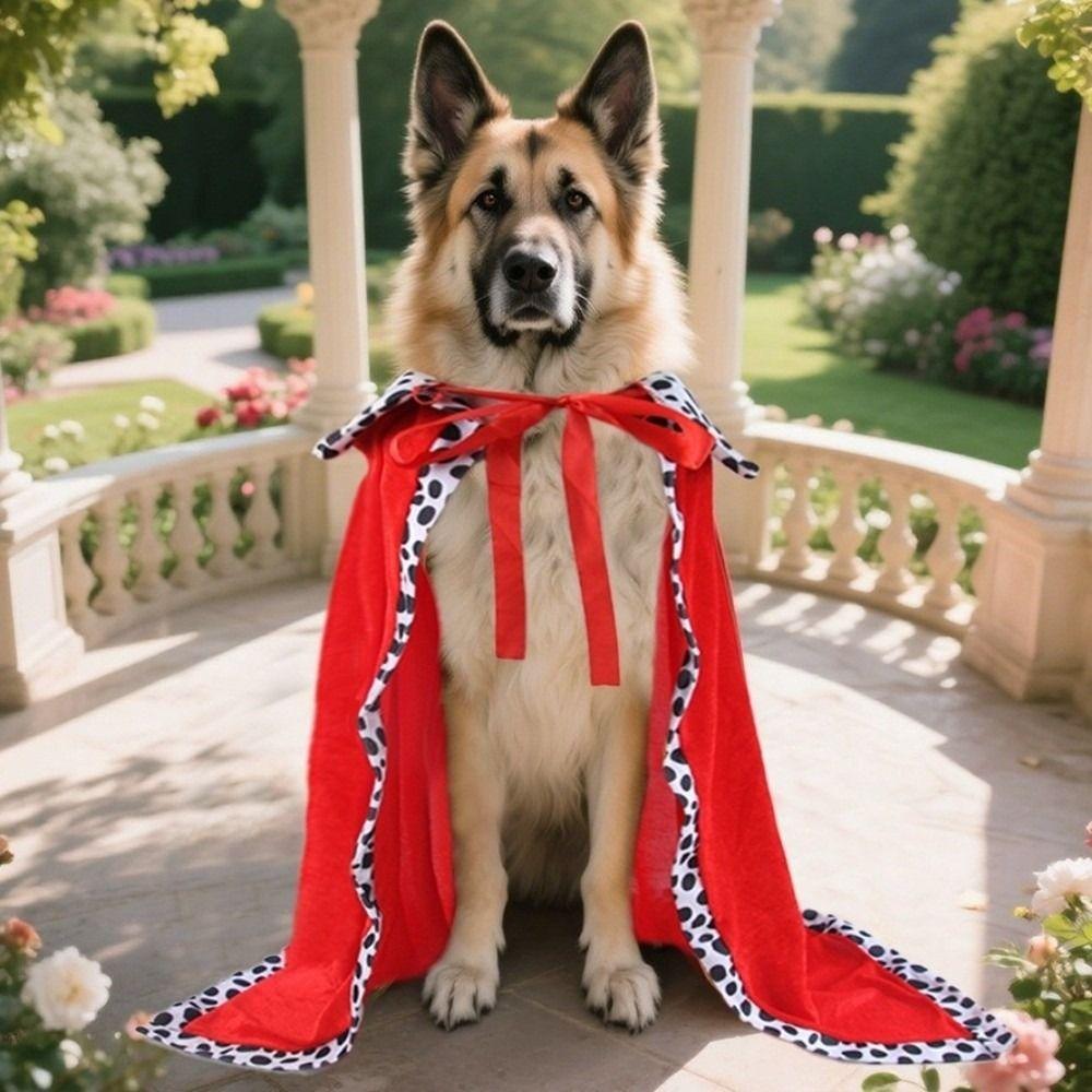 With Crown Dog King Cloak Breathable Pet Costume New Dog Transform King Cape For Outdoor Parade