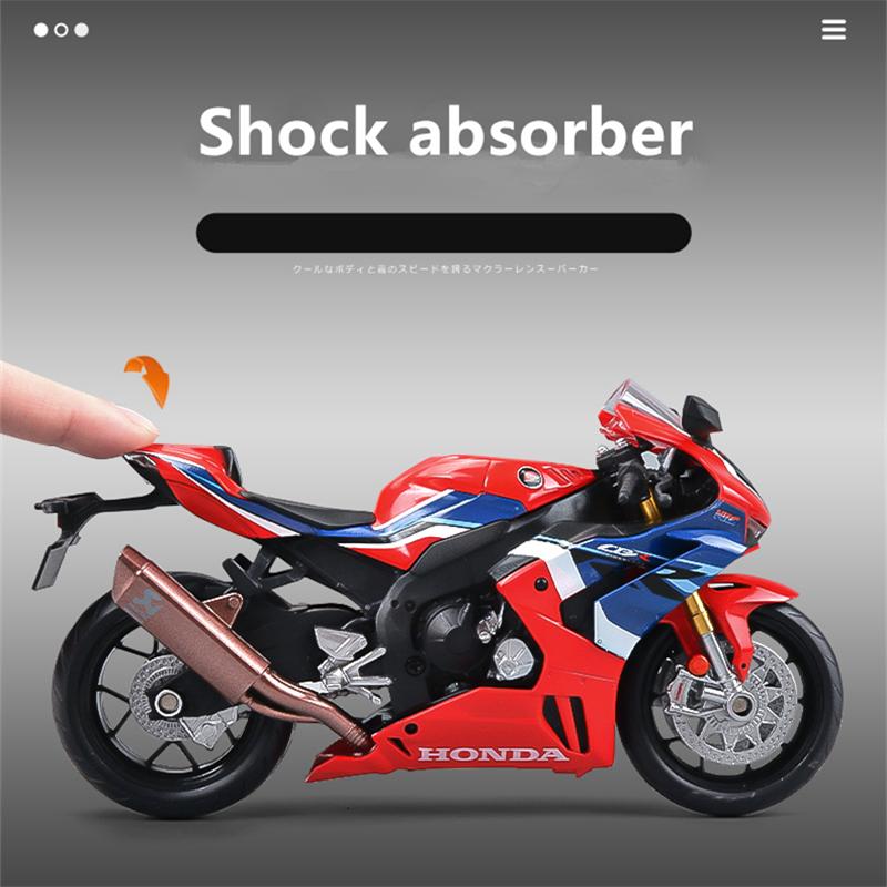 1/12 HONDA CBR 1000RR-R Fire Blade Racing Motorcycle Model Diecast Alloy Metal Street Motorcycle Model Simulation Childrens Gift