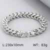 8/10mm Width Stainless Steel Keel Bracelet Plated Gold Keel Chain Bracelet Fashion Jewelry For Men Wedding Birthday Party Gift