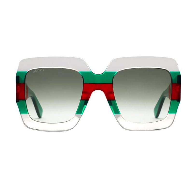 GUCCI Square Frame Square Frame Sunglasses Unisex