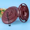 Hanging Wild Bird Feeder Stylish Garden Decoration with Weatherproof Roof for Outdoor Yard Bird Watching and Feeding Station