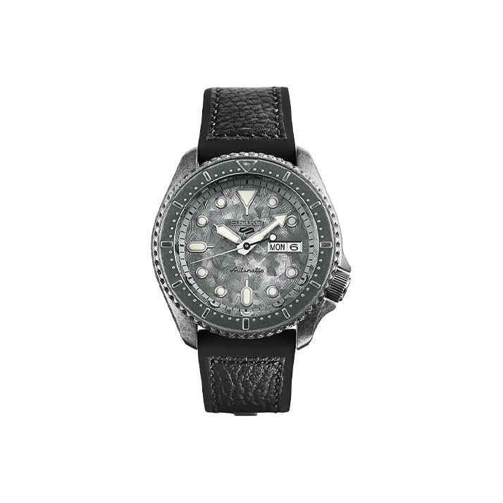 

Seiko 5 Серія Люмінесцентний Водонепроникний Механічний Годинник Чоловічі годинники Сірий SRPE79K1 Gray Dial Black Strap