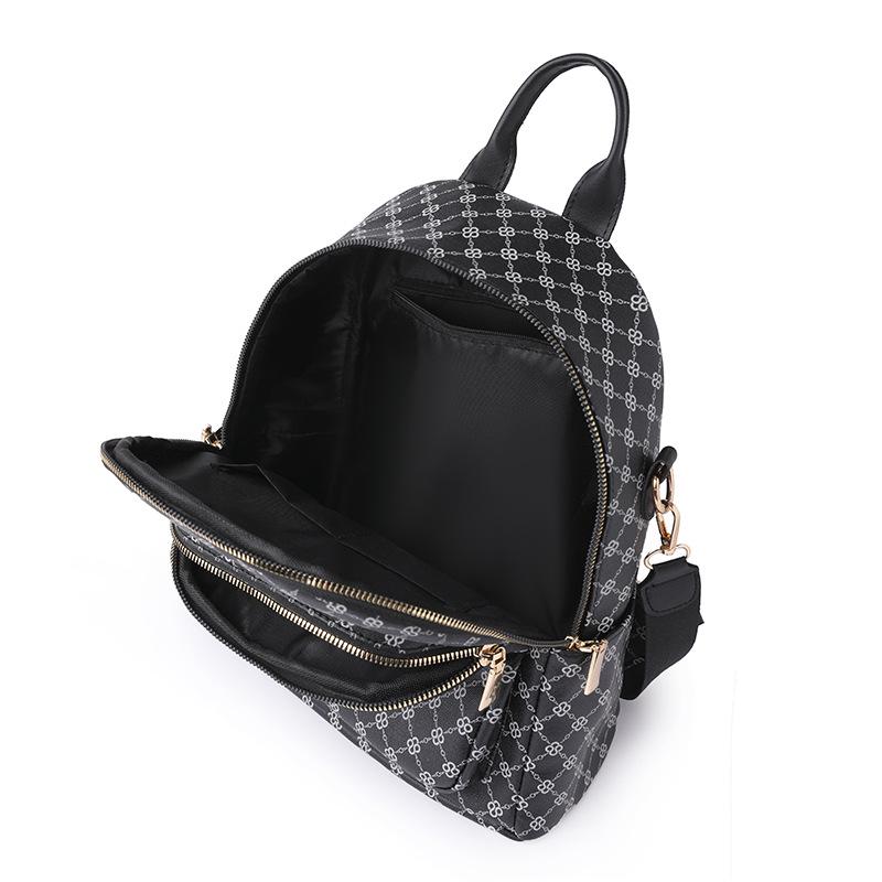 Women's Retro Print Large-Capacity Three-Way Travel Backpack