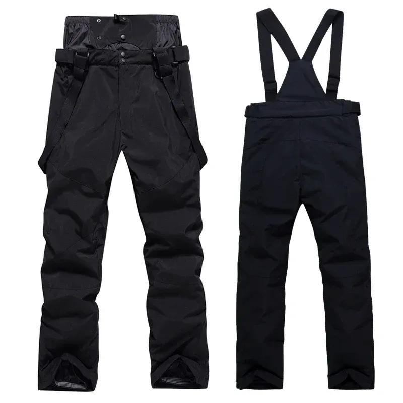 High Quality Waterproof Skiing Overalls Outdoor Mountain Men Snowboard Trousers Windproof Male Jumpsuit Sport Warm Ski Pants