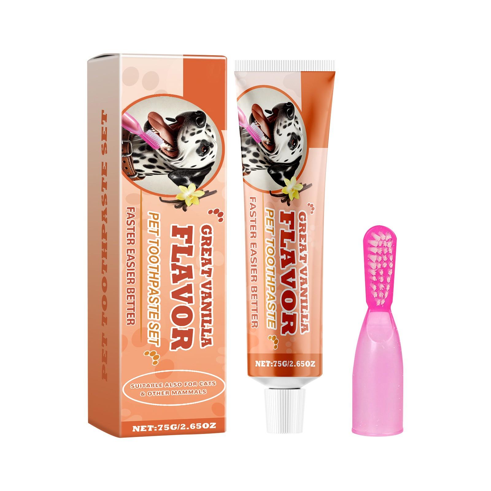 

В набор для ухода входит трехсторонняя зубная щетка и натуральная зубная паста для уменьшения образования зубного налета и камня. One Size розовый