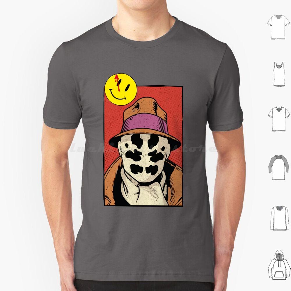 WatchmenRorschach T Shirt 6xl Cotton Cool Tee Rorschach Watchmen Comics Vintage Classic Retro Textured Comic Walter Joseph