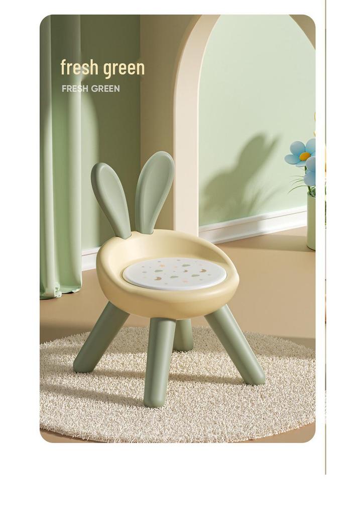 Children's Plastic Backrest Chair and Stool - Multifunctional Seat for Kindergarten and Home