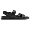 Zara Pu Comfortable Casual Versatile One Strap Sandals Men Sandals Black 2708620800