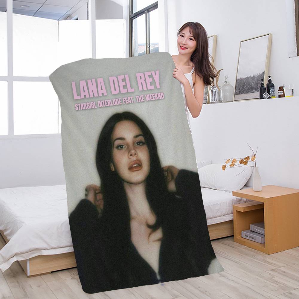 Singer L-Lanas Del Rey Bath Towel Microfiber Soft Water Absorbing Breathable For Girl Kids Decorative Cartoon Beach Towel