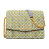 Robinson Printed Geometric Woven Logo Magnetic Closure Mini Shoulder Bag Women Shoulder Bag Blue 80420-400