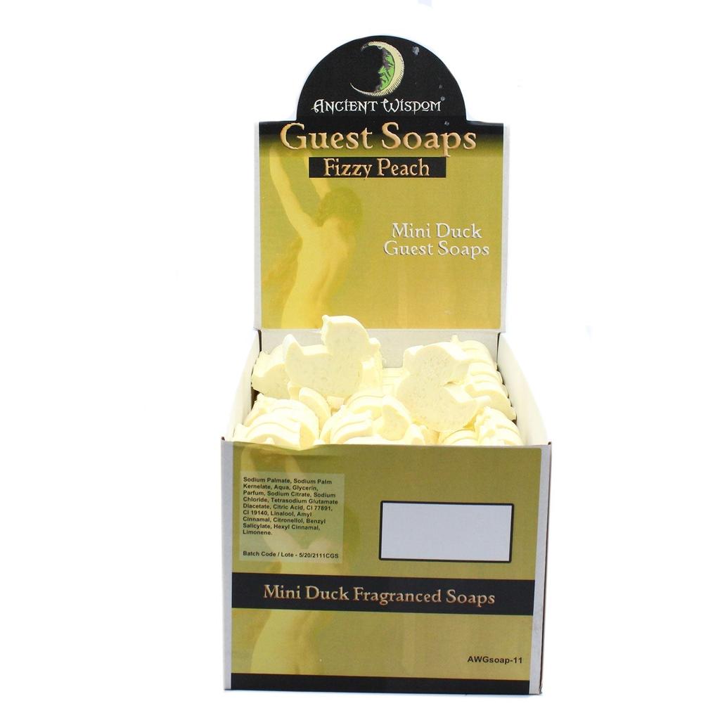 Guest Soap Yellow Duck Peach Scented 10 Pack