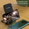 100W Fast Wireless Charger Station For iPhone 15 14 13 12 11 Pro Max 11 Phone Stand Charging Charger for Samsung Xiaomi Foldable