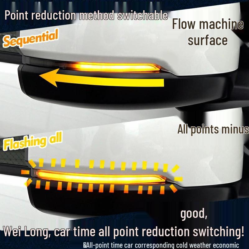 

Светодиодное зеркало заднего вида, совместимое с N-BOX, с режимами последовательного/полного мигания.